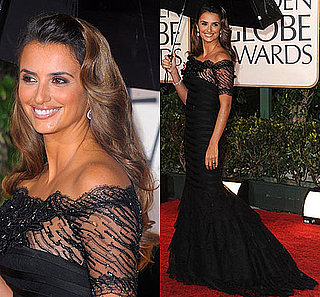 Penelope Cruz in Giorgio Armani Prive at the 2010 Golden Globe Awards