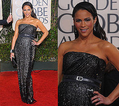 Paula Patton in Kaufman Franco at 2010 Golden Globes Paula Patton in Kaufman Franco at 2010 Golden Globes
