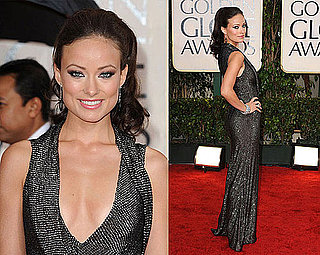 Olivia Wilde in Gucci at 2010 Golden Globe Awards