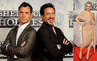 Photo of Robert Downey Jr., Jude Law, and Rachel McAdams at the Spain Premiere of Sherlock Holmes 2010-01-14 02:00:00
