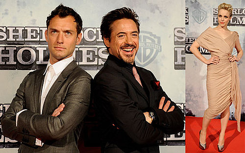 Photo of Robert Downey Jr., Jude Law, and Rachel McAdams at the Spain Premiere of Sherlock Holmes 2010-01-14 02:00:00