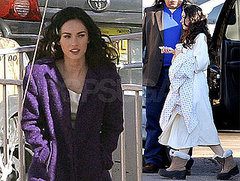 Photos of Megan Fox on Set in New Mexico on the Film Passion Play