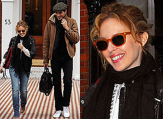Photos of Kylie Minogue and Her Boyfriend Andres Velencoso Smiling After Dannii Minogue's Pregnancy Announcement