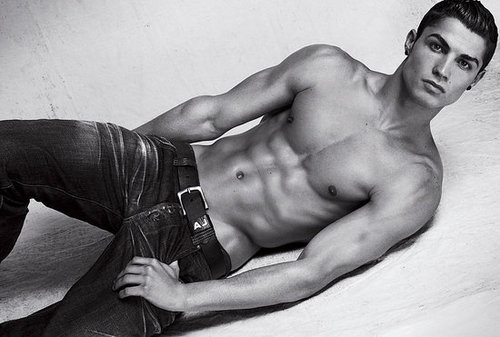 Photos of Cristiano Ronaldo in Underwear for Emporio Armani, Topless Shoot