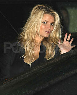 Jessica Simpson Leaves Tina Simpson's Birthday Dinner in LA