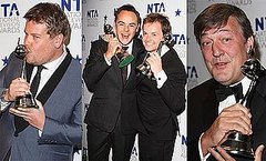 Photos of the Winners and Backstage at the Press Room at the National Television Awards 2010, Plus Full List of Winners