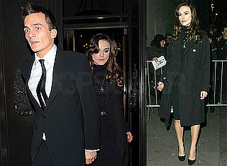 Photos of Keira Knightley, Who Dropped Out of My Fair Lady, With Rupert Friend in London