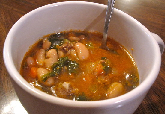 Sausage, Cannellini, and Kale Soup