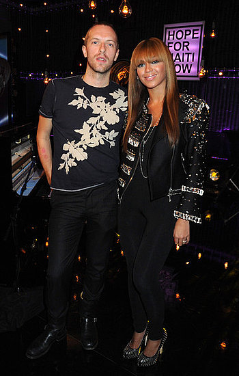 Chris Martin and Beyonce