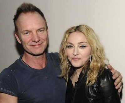 Sting and Madonna