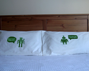 Photos of Robot Pillow Cases