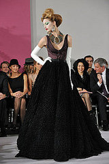 John Galliano Takes a Riding Crop to Spring 2010 Dior Couture, While Tavi's Giant Bow Grabs Some of the Attention