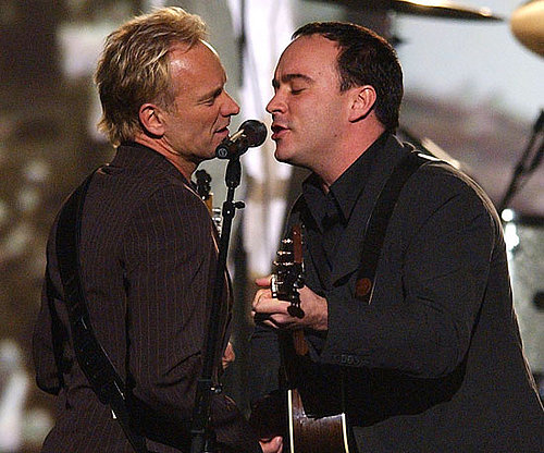 The 2004 show saw a Sting and Dave Matthews collaboration.
The 2004 show saw a Sting and Dave Matthews collaboration.