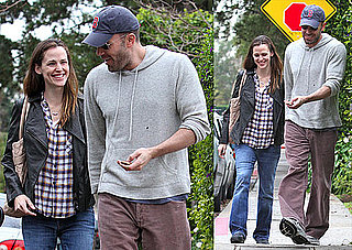 Photos of Jennifer Garner and Ben Affleck Smiling in Santa Monica