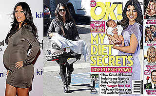 Kourtney Kardashian Upset About Photoshopped Postbaby Bod