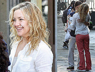Photos of Kate Hudson and Gael Garcia Bernal Shooting Scene For Earthbound in New Orleans