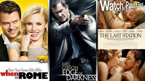 Watch, Pass or Rent Movie Reviews: When in Rome, Edge of Darkness, and The Last Station