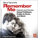 Test Your Robert Pattinson Knowledge For a Chance to Win a Trip to Interview the Cast at the Remember Me Premiere! Test Your Robert Pattinson Knowledge For a Chance to Win a Trip to Interview the Cast at the Remember Me Premiere!