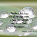 Faith Is The First Step  (Martin Luther King)