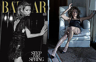 Photos of Kate Moss on the Cover of the March Issue of Harper's Bazaar Magazine 2010-02-02 11:30:00
