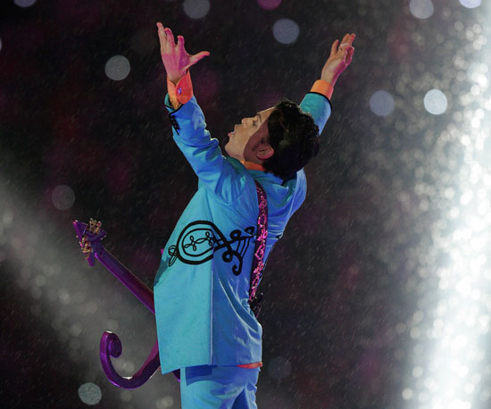 Prince was the halftime entertainment in 2007.
Prince was the halftime entertainment in 2007.