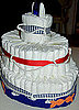 How to Make a Sailor Themed Diaper Cake