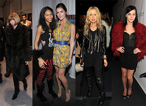 Front Row at Fall 2010 New York Fashion Week 2010-02-14 22:22:10