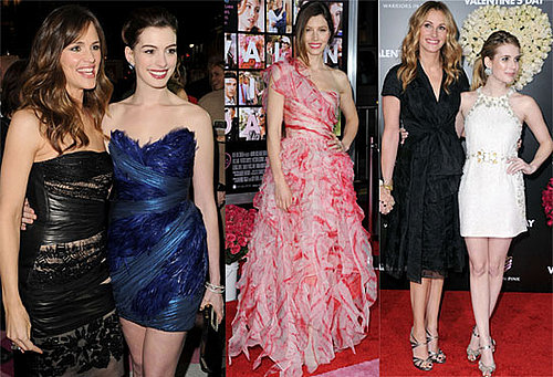 Photos of All the Stars at the US Premiere of Valentine's Day With Julia Roberts, Bradley Cooper, Jessica Biel, Jessica Alba