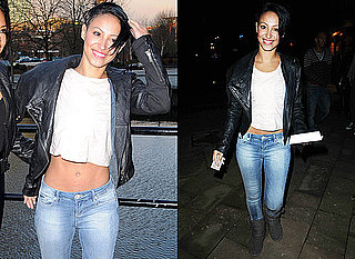 Photos of Amelle Berrabah in Crop Top in Manchester