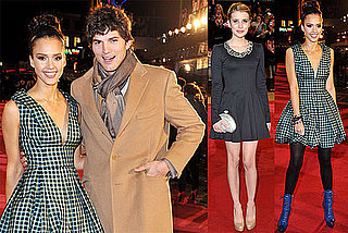 Photos of Ashton Kutcher, Demi Moore, Emma Roberts, and Jessica Alba at the London Premiere of Valentine's Day