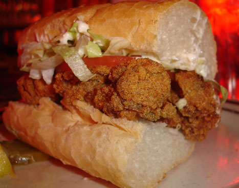 Fried Oyster Po'boy Fried Oyster Po'boy