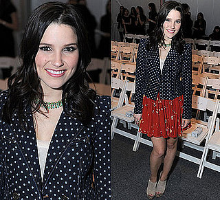 Sophia Bush at Rebecca Taylor 2010 Fall New York Fashion Week Show