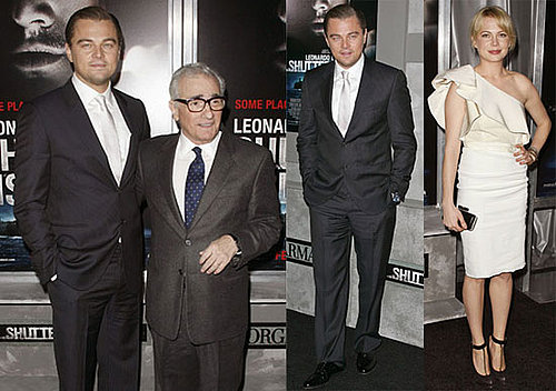 Photos of Michelle Williams, Leonardo DiCaprio, And Martin Scorsese Promoting Shutter Island in NYC 2010-02-18 10:30:33