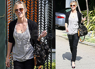 Photos of a Very Smiley Reese Witherspoon Leaving a Friend's House in LA
