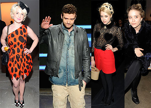 Photos of All the Celebrities in the Front Row at New York Fashion Week in Bryant Park