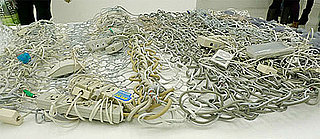 Japanese Fashion Designer Using Computer Cables to Knit