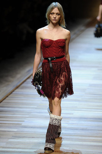Milan Fashion Week: D&G Fall 2010 Milan Fashion Week: D&G Fall 2010