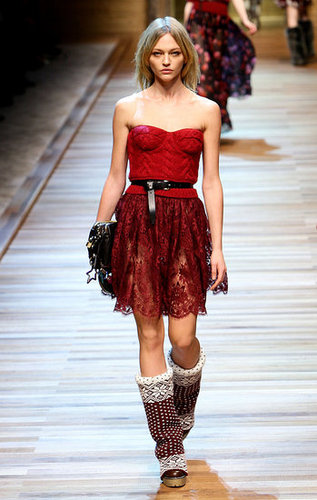 Milan Fashion Week: D&G Fall 2010 Milan Fashion Week: D&G Fall 2010
