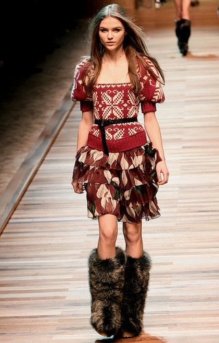 Milan Fashion Week: D&G Fall 2010 Milan Fashion Week: D&G Fall 2010
