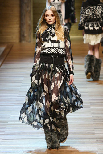 Milan Fashion Week: D&G Fall 2010 Milan Fashion Week: D&G Fall 2010