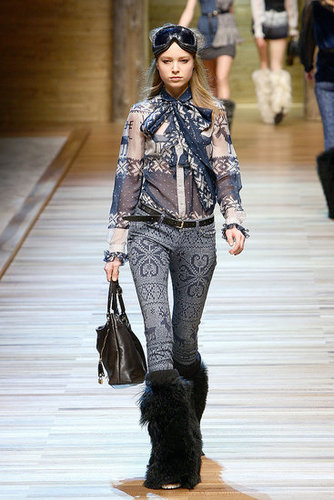 Milan Fashion Week: D&G Fall 2010 Milan Fashion Week: D&G Fall 2010
