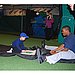 Run through drills with the tots.