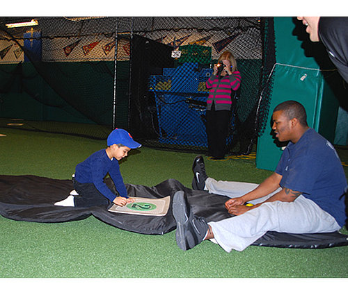Run through drills with the tots. Run through drills with the tots.