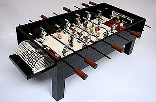 Star Wars Foosball Table Made of Legos