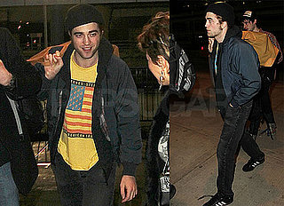 Photos of Robert Pattinson at JFK After Remember Me Premiere in NYC