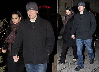 Photos of Matt and Luciana Holding Hands After Eating Dinner in Berlin Germany