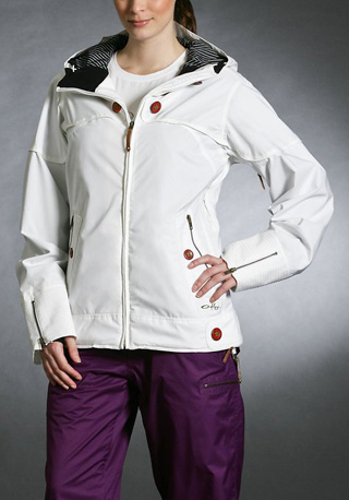 Gretchen Bleiler Lighter Fare Eco Jacket, white ($270) Gretchen Bleiler Lighter Fare Eco Jacket, white ($270)