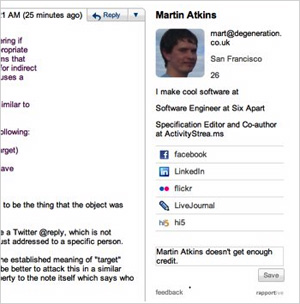 Rapportive Replaces Gmail Ads With Helpful Contact Information