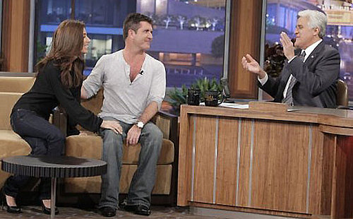 Photos of Simon Cowell and Mezhgan Hussainy on The Tonight Show with Jay Leno Discussing Engagement, Kids and Marriage 2010-03-09 19:30:39