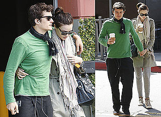 Photos of Orlando Bloom and Miranda Kerr Holding Hands and Drinking Coffee in Los Angeles